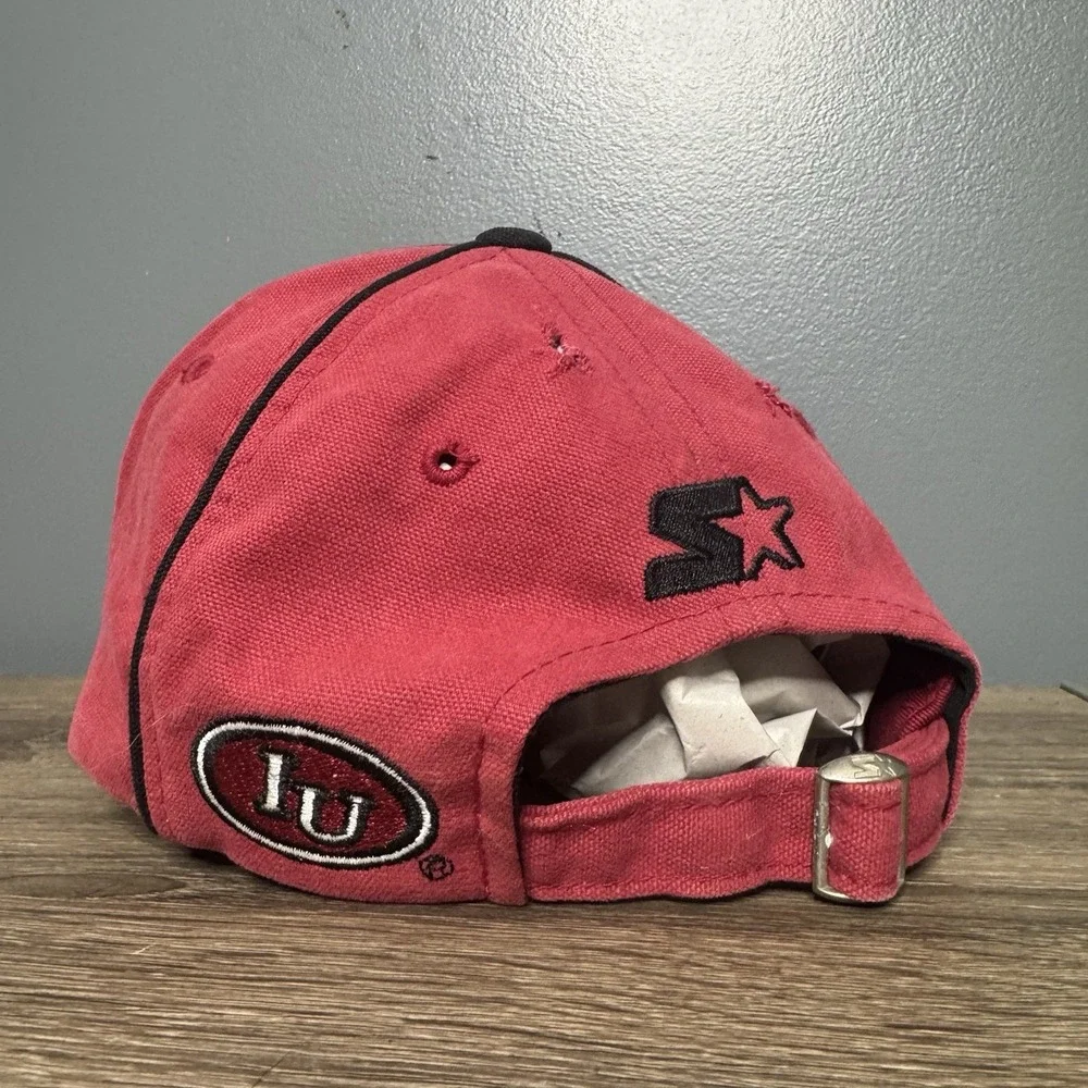 STARTER‎ Indiana Hoosiers University Striped Snapback Hat